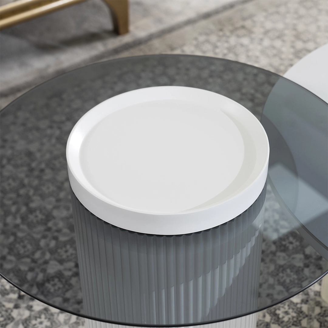 Freedo Coffee Table Set – White thumbnail 8