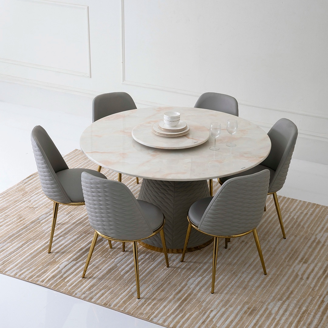Galaxy 6 - Seater Round Dining Set