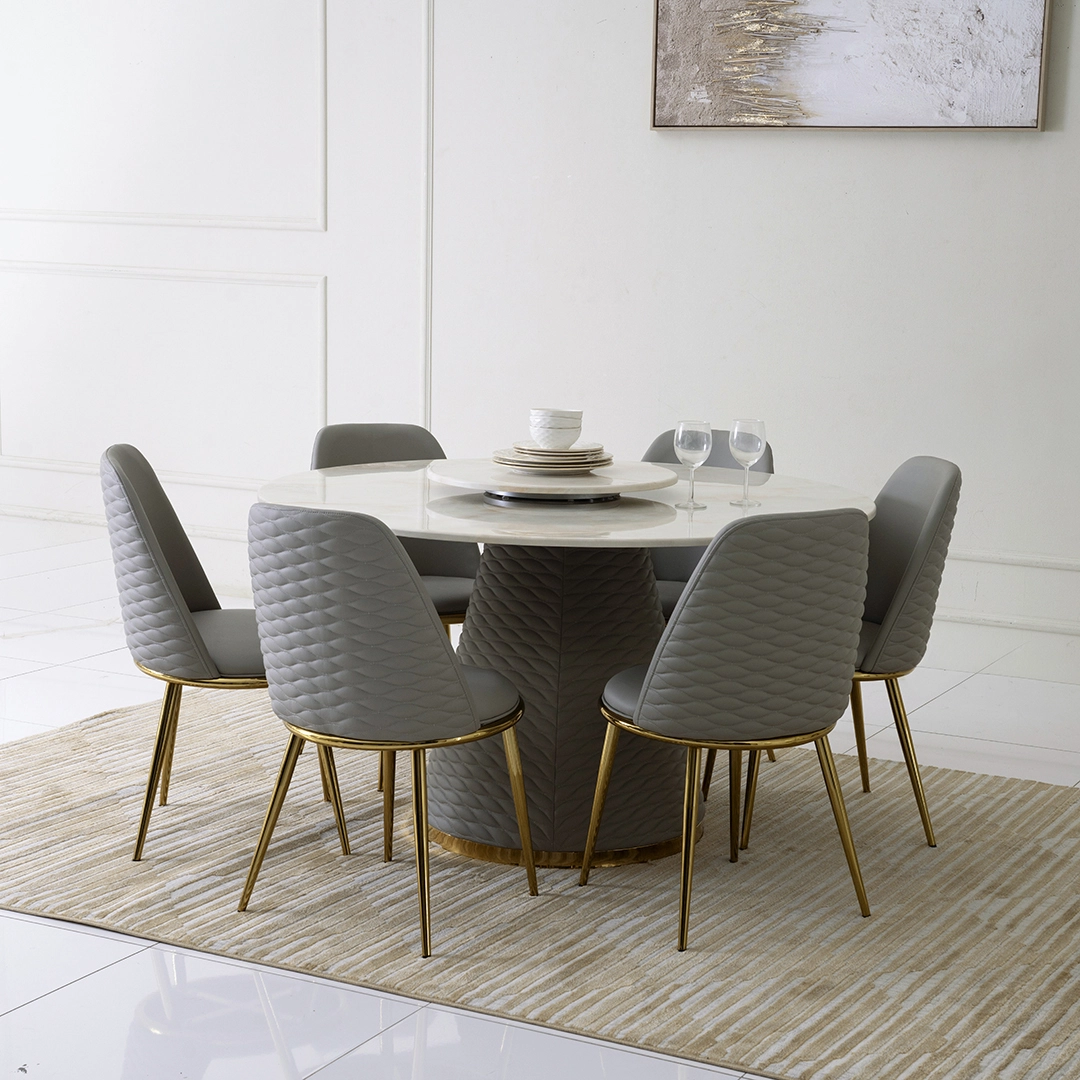 Galaxy 6-Seater Round Dining Set thumbnail 2