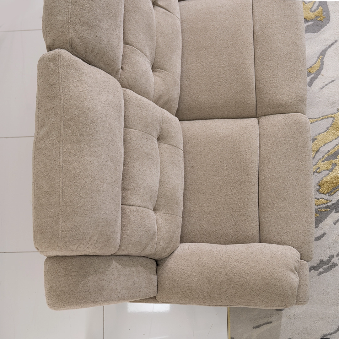 Griffen 6-Seater Recliner Sofa Set -Beige thumbnail 10