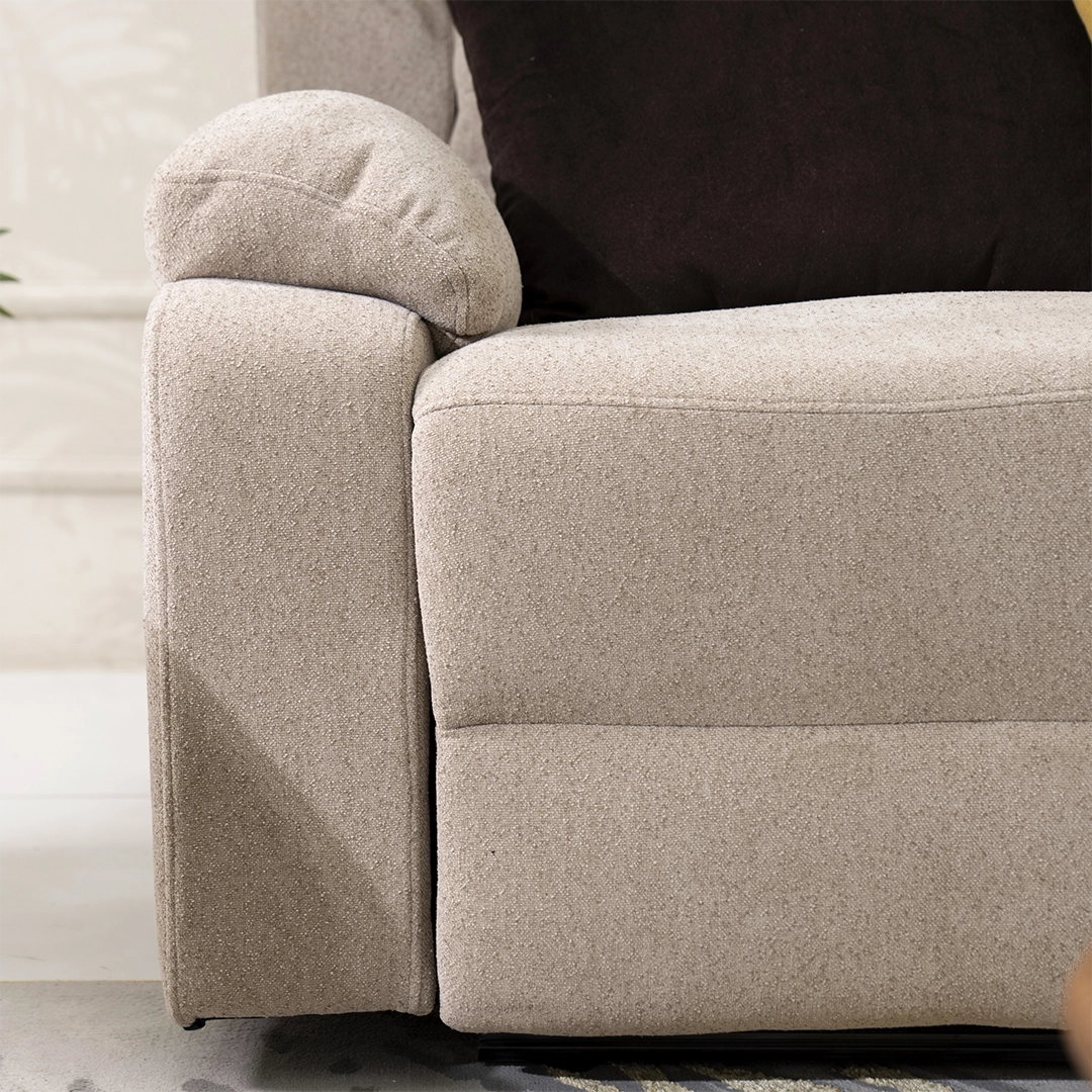 Griffen 6-Seater Recliner Sofa Set -Beige thumbnail 11