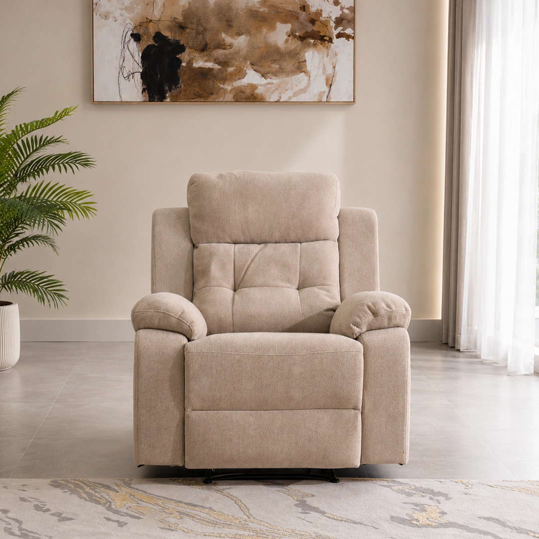 Griffen 6-Seater Recliner Sofa Set -Beige thumbnail 8