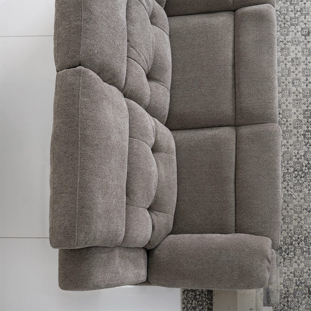 Griffen 6-Seater Recliner Sofa Set -Dark Beige thumbnail 11
