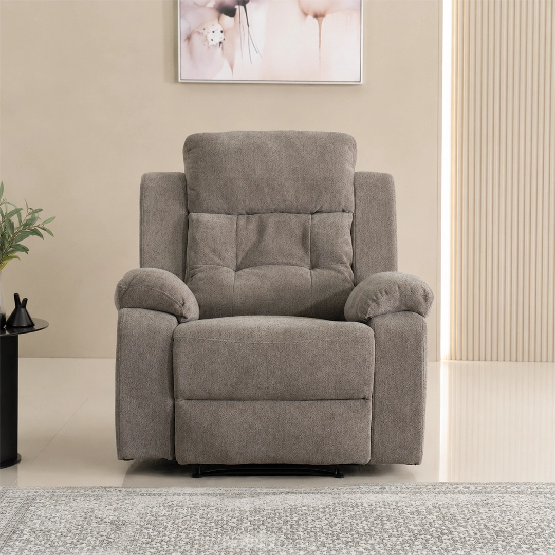 Griffen 6-Seater Recliner Sofa Set -Dark Beige thumbnail 8