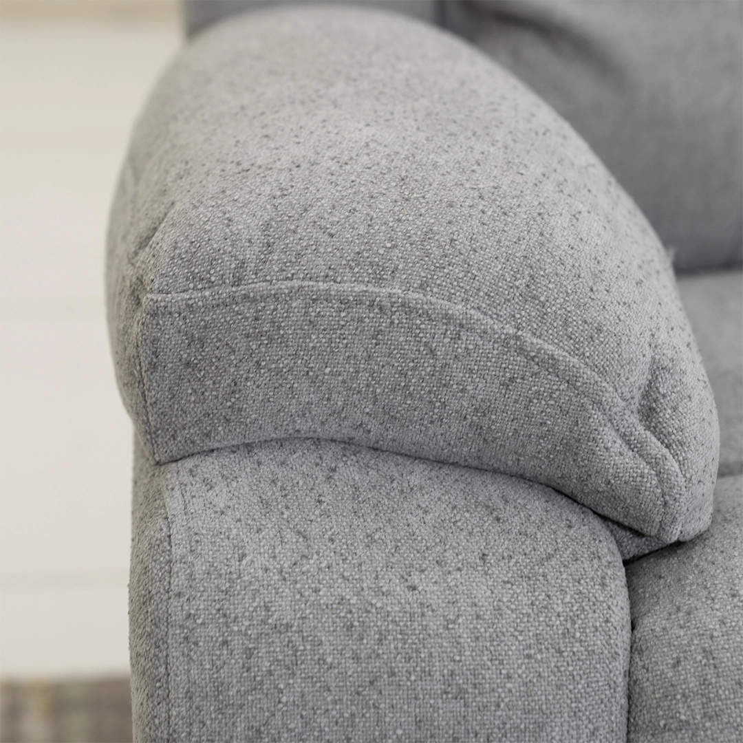 Griffen 6-Seater Recliner Sofa Set -Grey thumbnail 11
