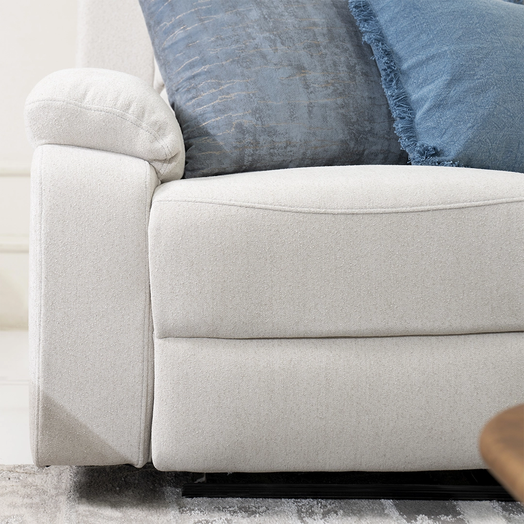 Griffen 6-Seater Recliner Sofa Set -Off White thumbnail 11
