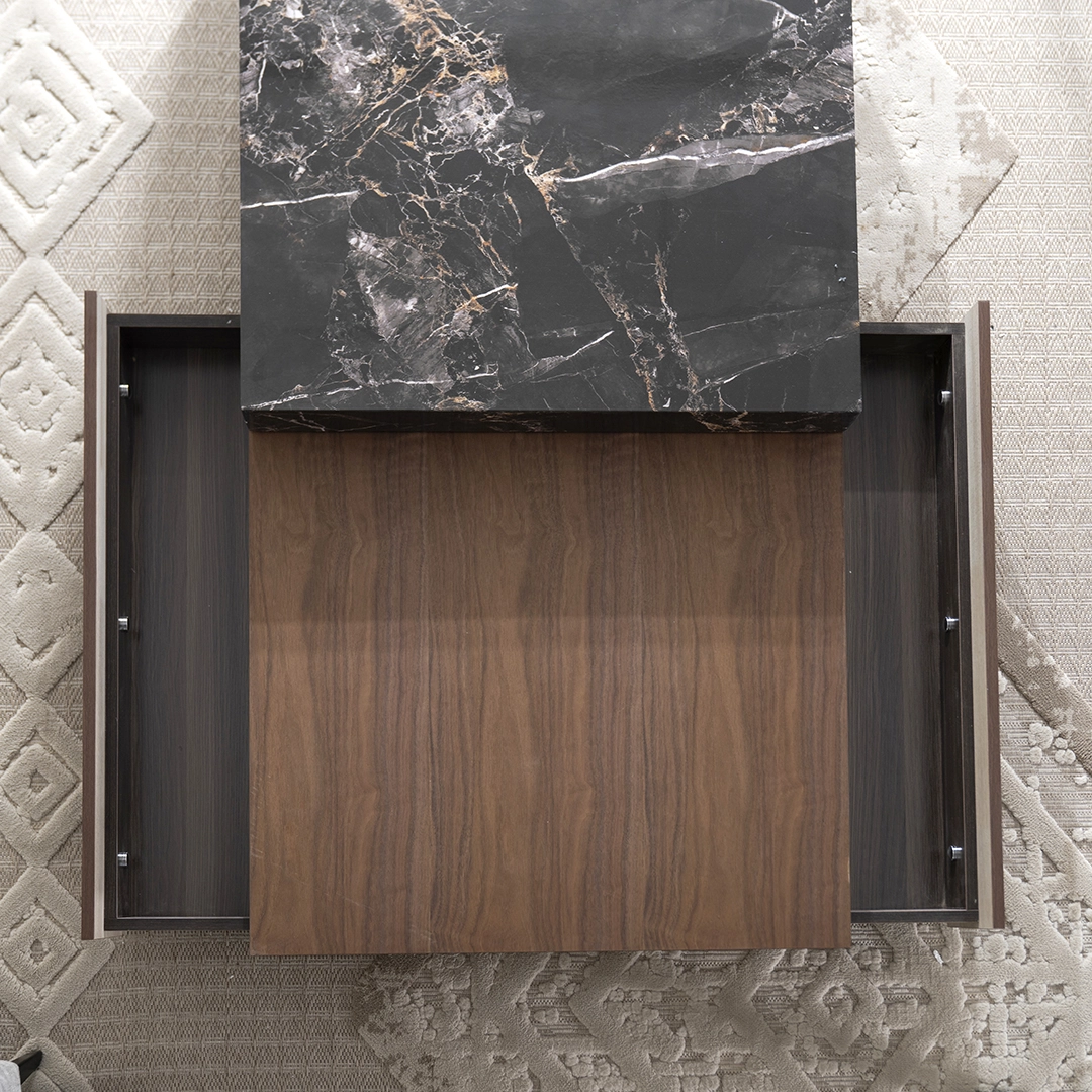 Havik Coffee Table Set of 2 – Walnut/Grey thumbnail 5