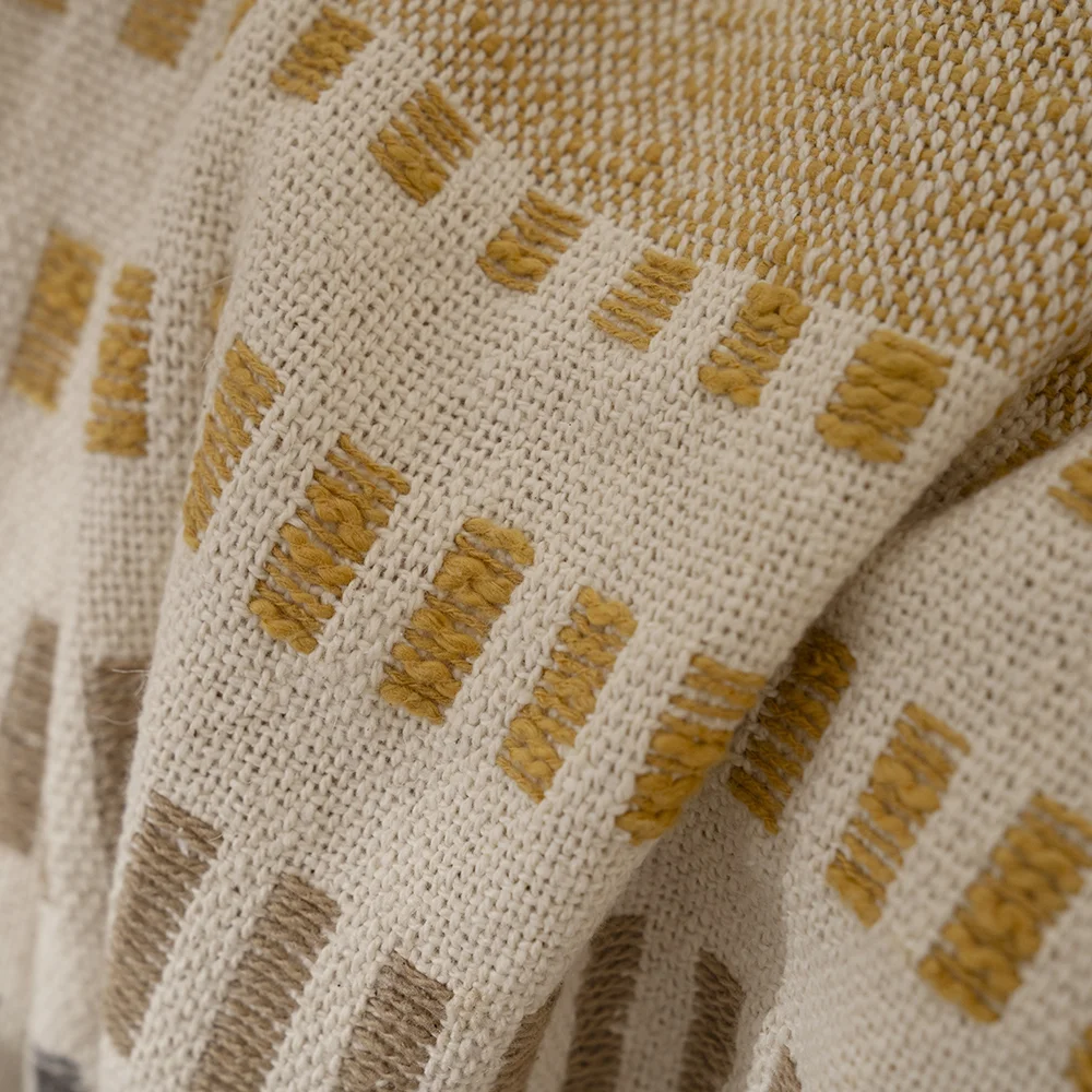 Heston Cotton Striped Throw 130x170cm thumbnail 3