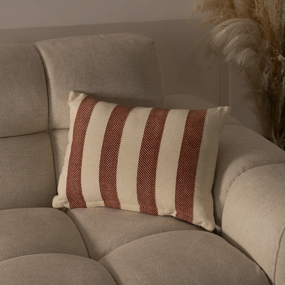 Heston Striped Cushion 35x50cm -Tan thumbnail 3