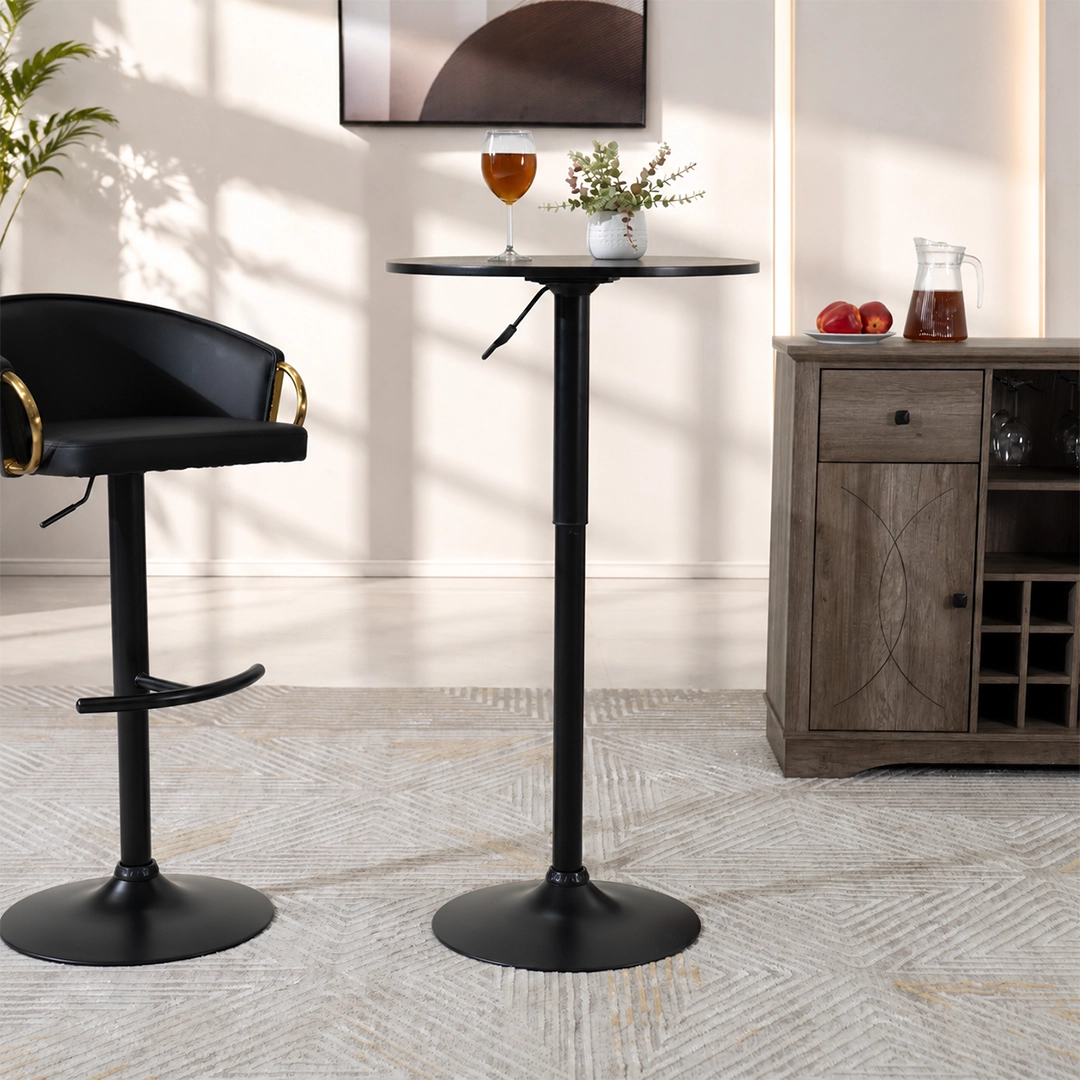 Holsted Bar Table -Black thumbnail 3