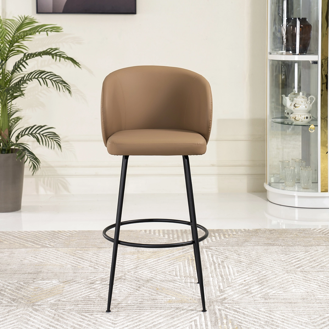 Holsted Bar Stool -Brown & Black thumbnail 3