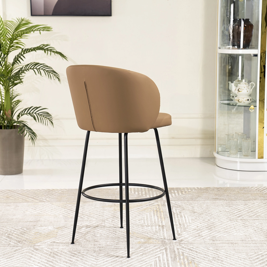 Holsted Bar Stool -Brown & Black thumbnail 4