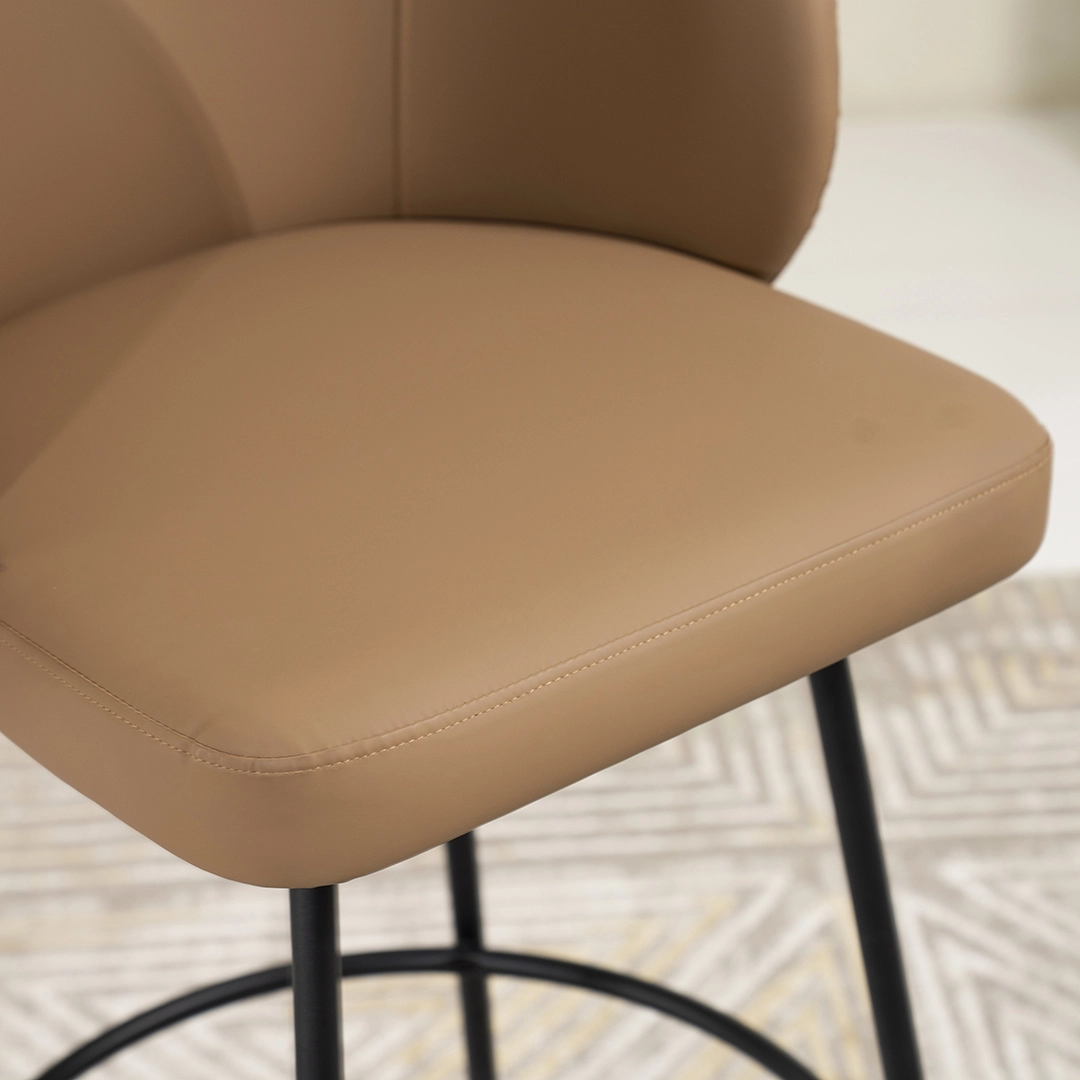 Holsted Bar Stool -Brown & Black thumbnail 8