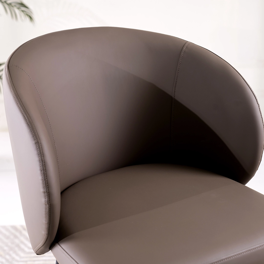 Holsted Bar Stool -Dark Khaki & Black thumbnail 4