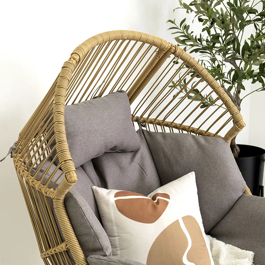 Ibiza Outdoor Chair with Stool thumbnail 3