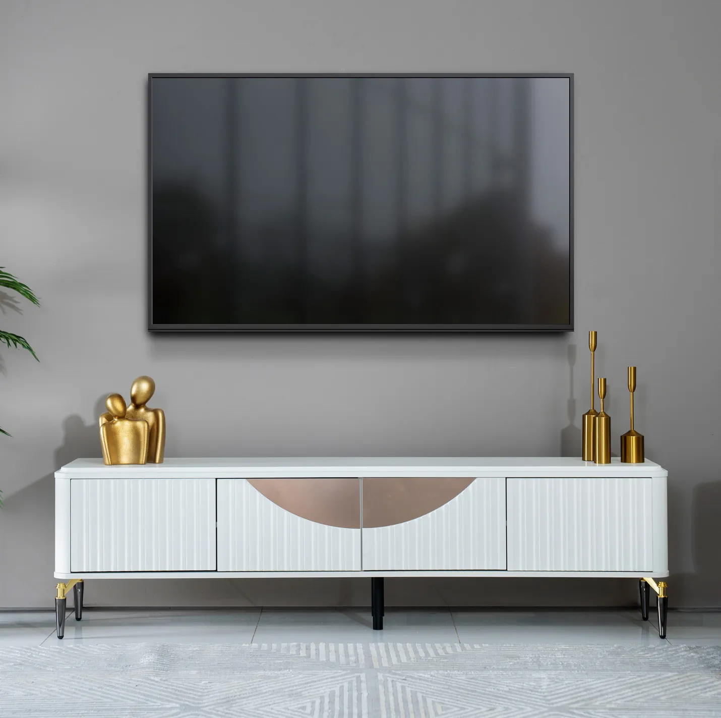 Inori Tv Unit -White thumbnail 2