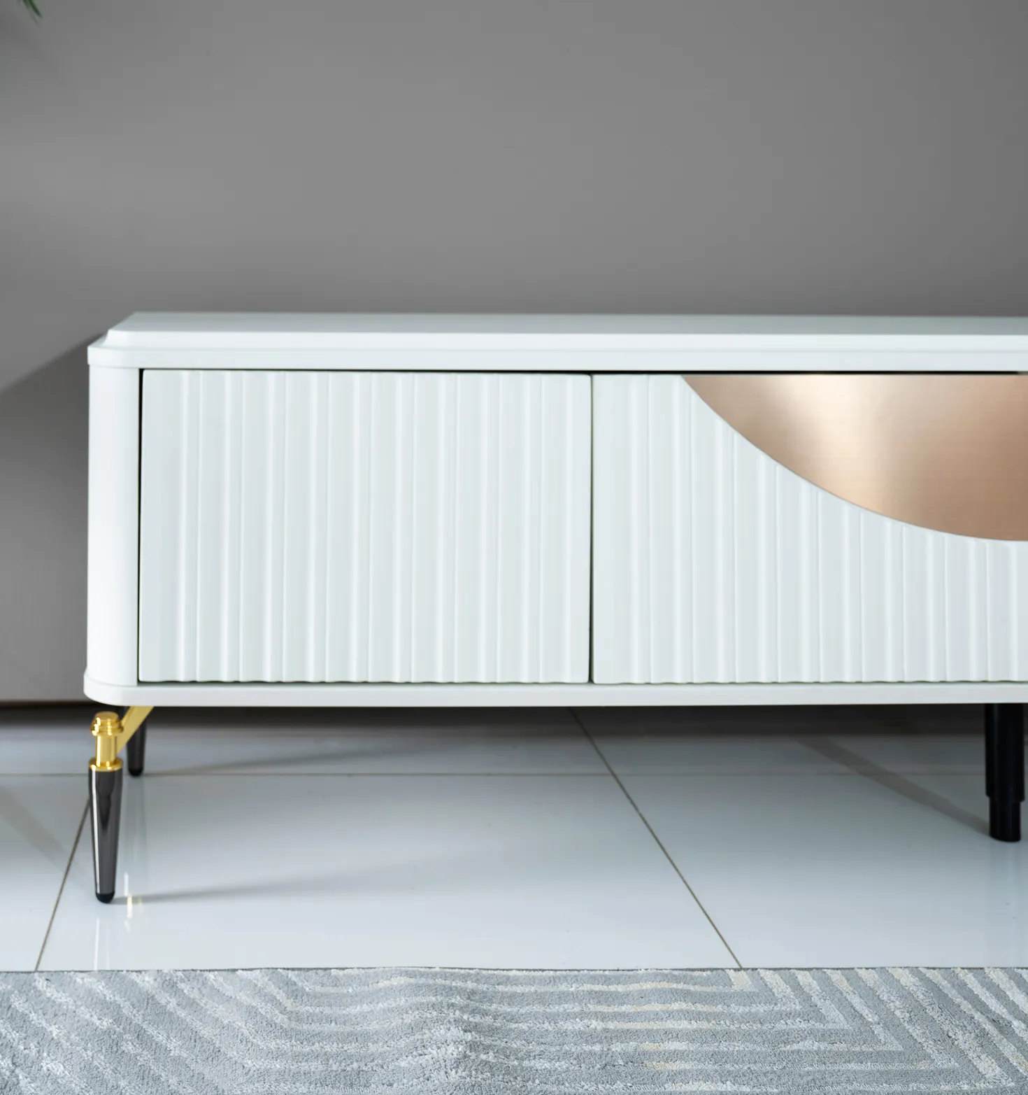 Inori Tv Unit -White thumbnail 4