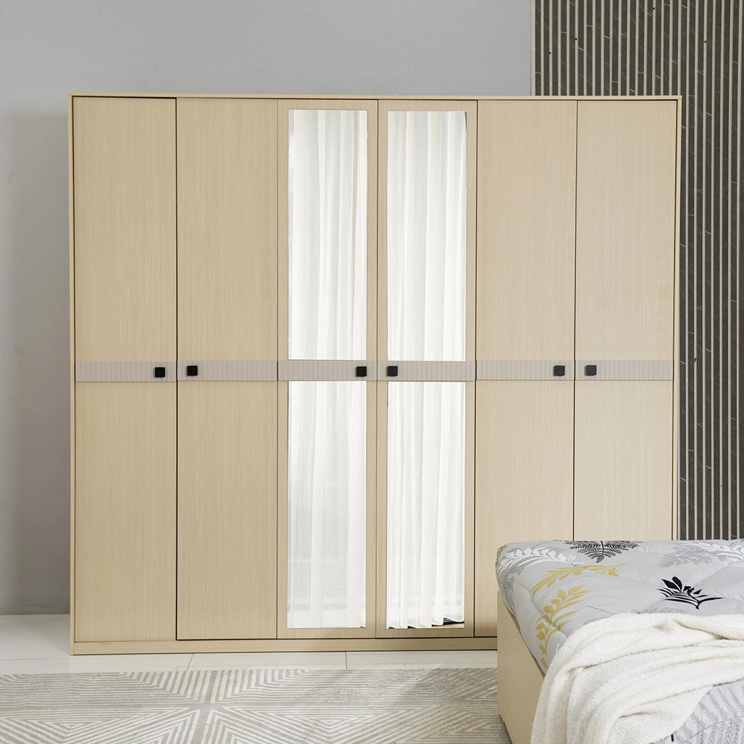 Joshna King Bedroom Set 6Pcs 200×180 thumbnail 6