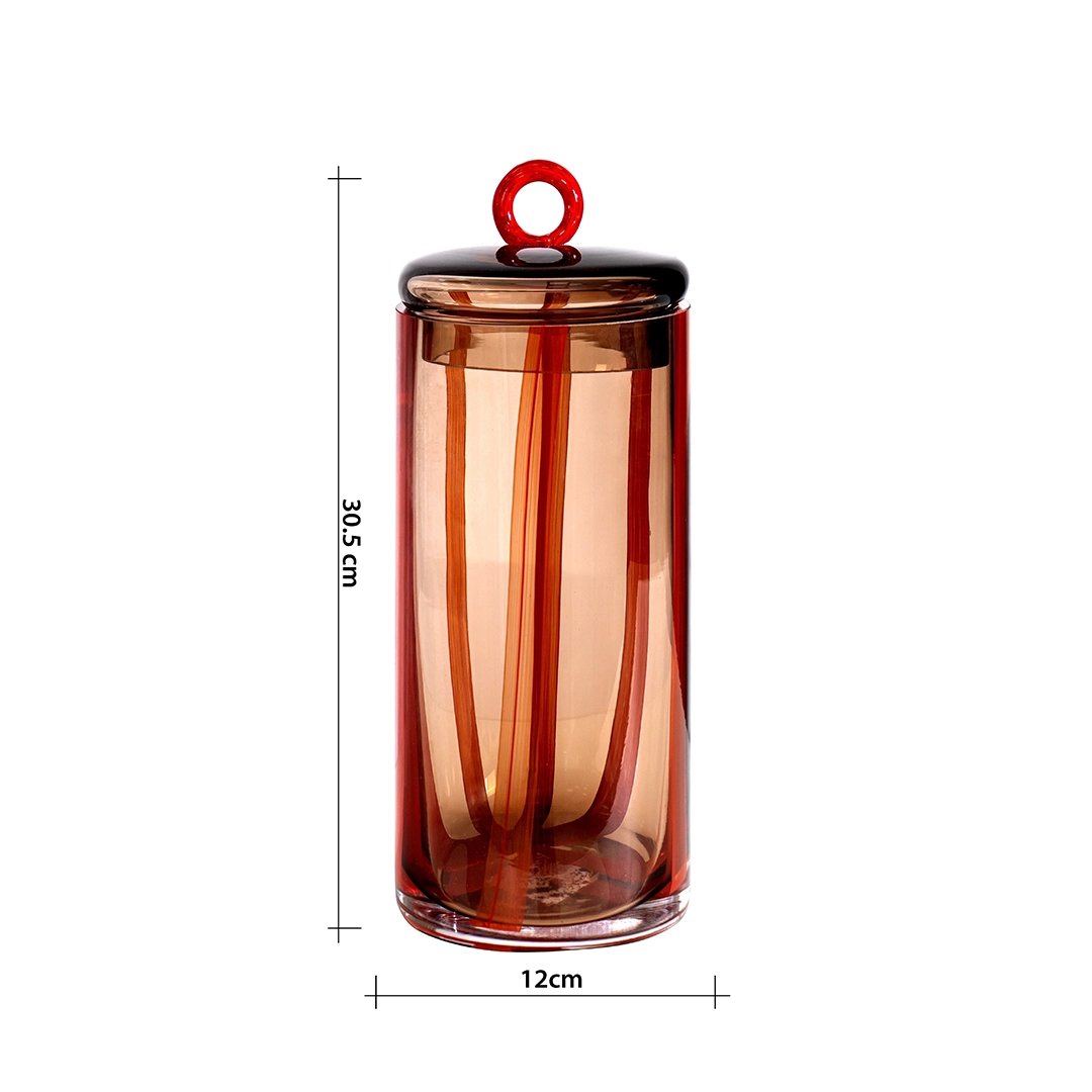 Lemont Glass de canter Jar multicolor 12x12x30.5cm thumbnail 8