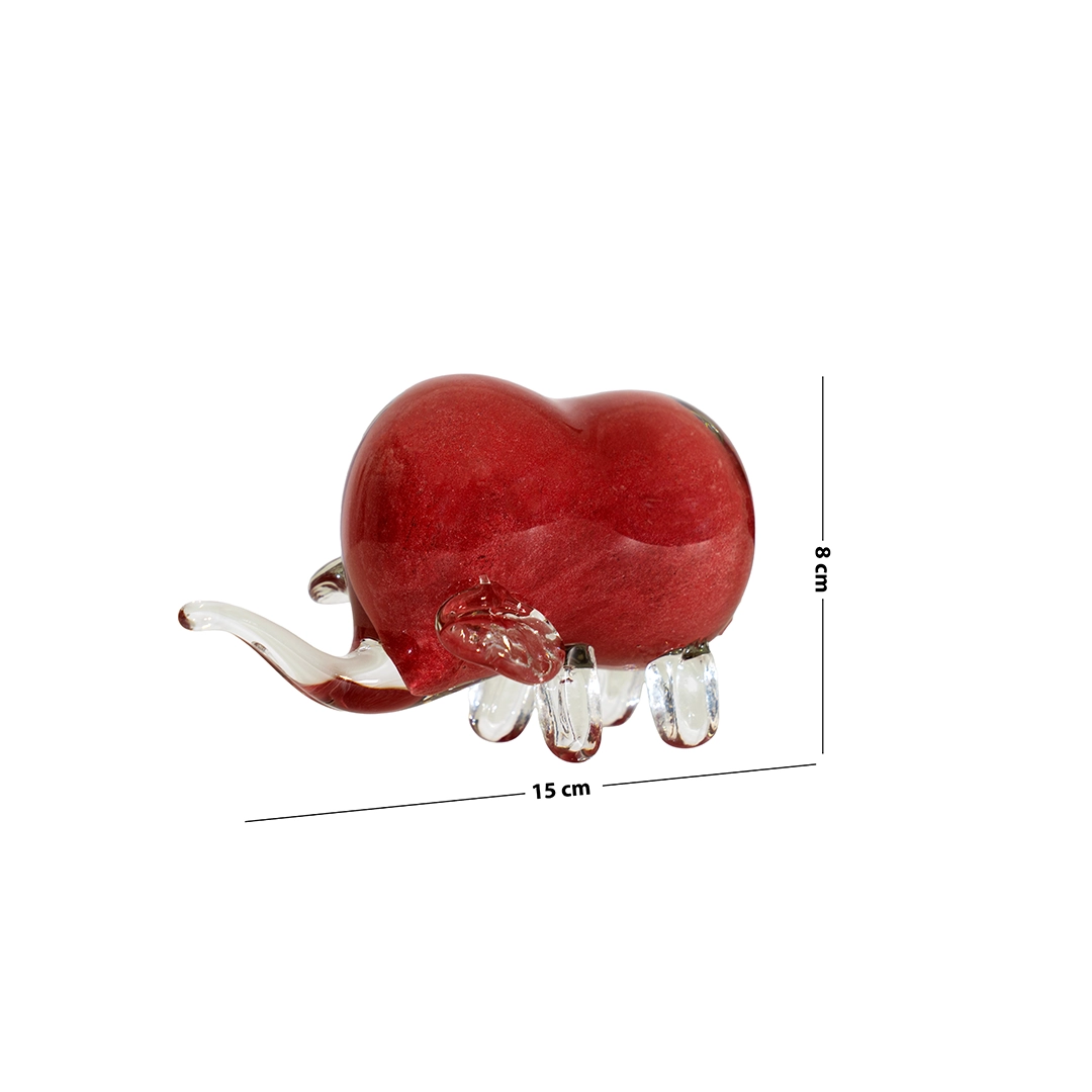 Lemont Glass Elephant Accent -8×9.5x15cm thumbnail 8