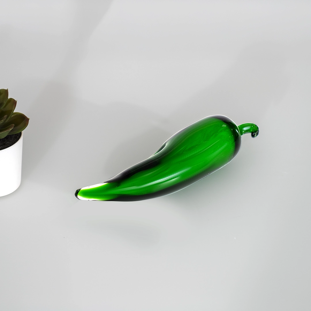 Lemont Glass Green Chilli Accent 19.5X5X5Cm thumbnail 3