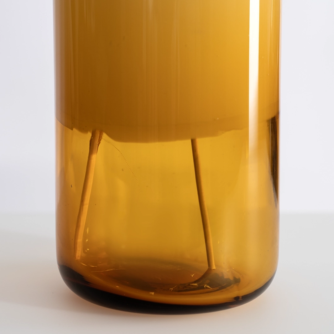 Lemont Glass Vase Amber 14X14X35Cm thumbnail 4