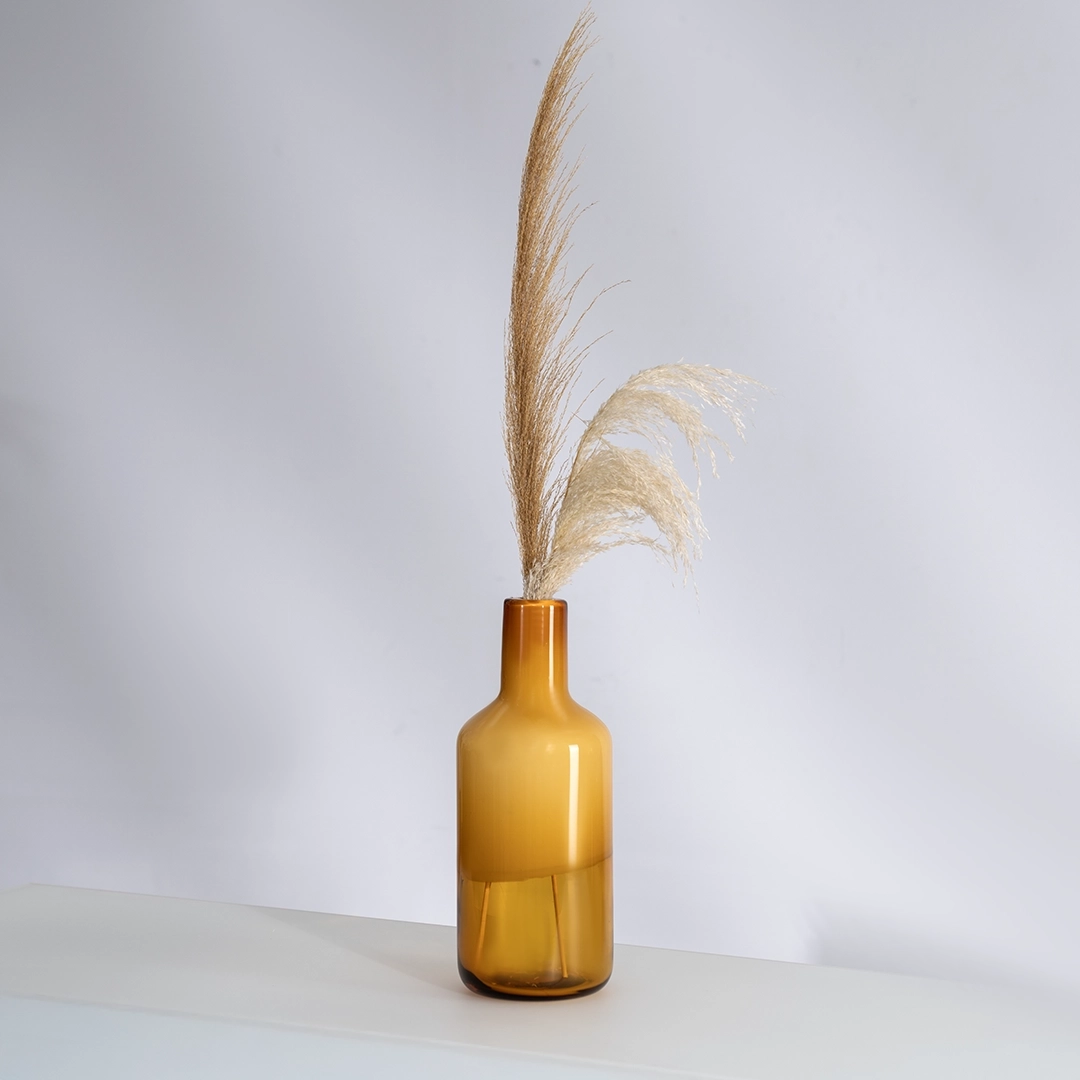 Lemont Glass Vase Amber 14X14X35Cm thumbnail 2