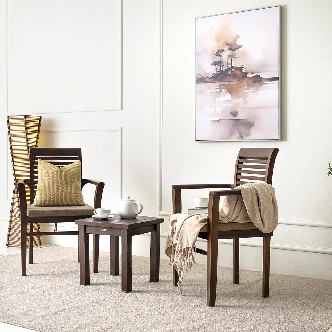 Leon Garden Suit Set 1+2 Col Teak Wood