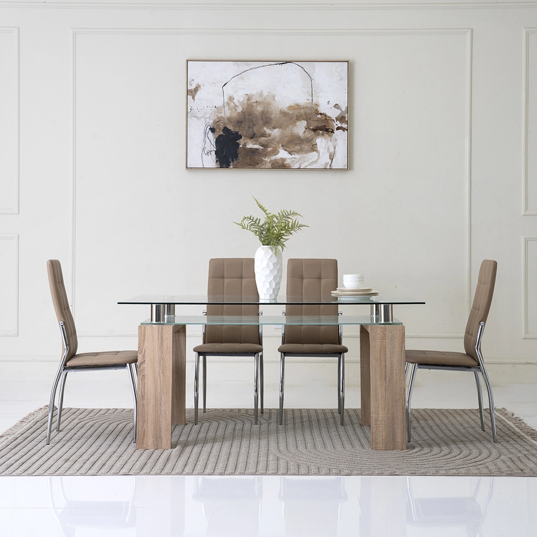 Lucas 6-Seater Dining Set thumbnail 2