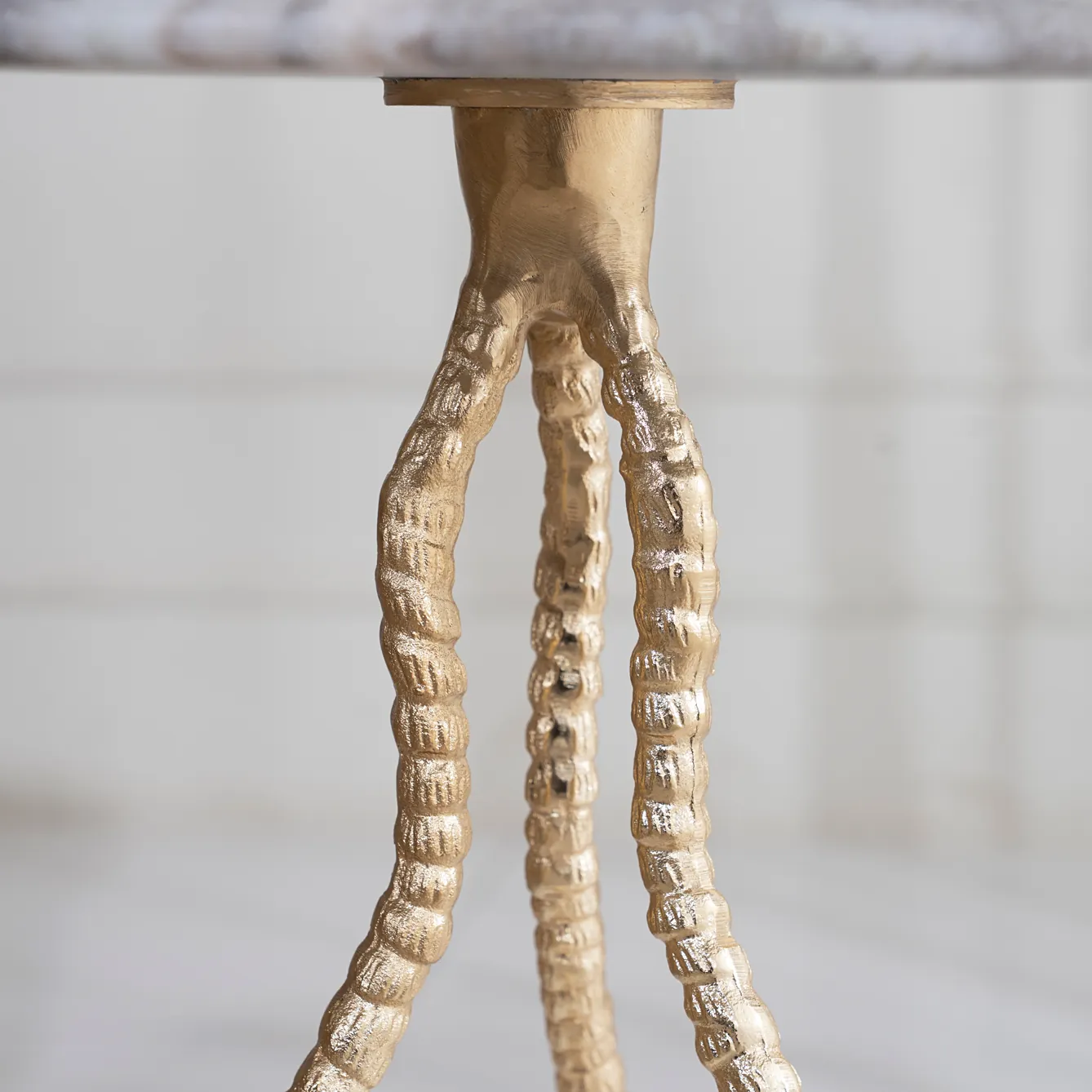 Luis Accent Table With Marble Top thumbnail 4
