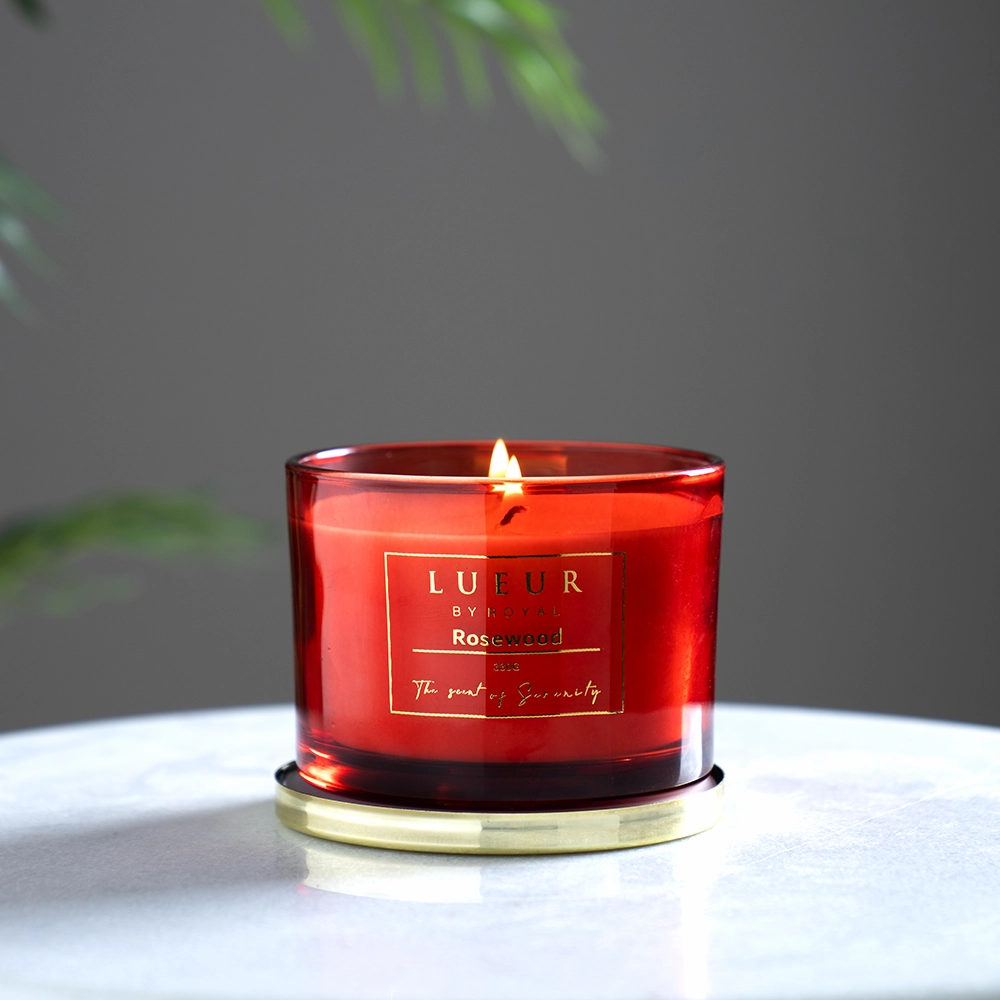 Lueur Rose Wood Jar Candle thumbnail 2