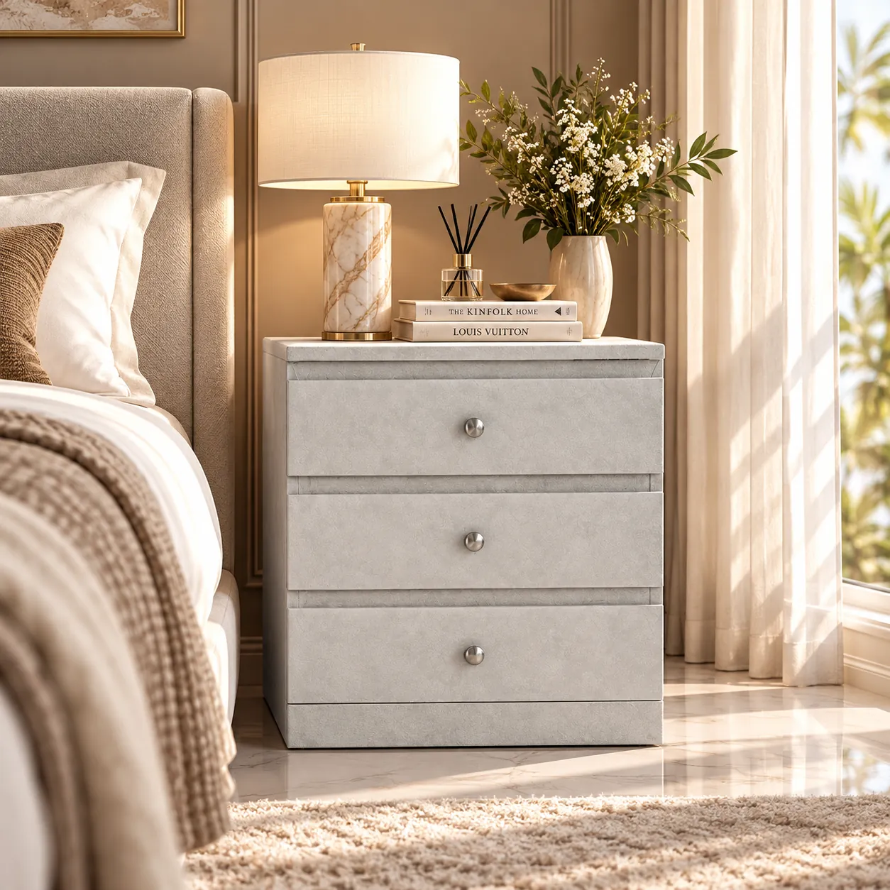 Leyna Bed Side Table 2 Sets