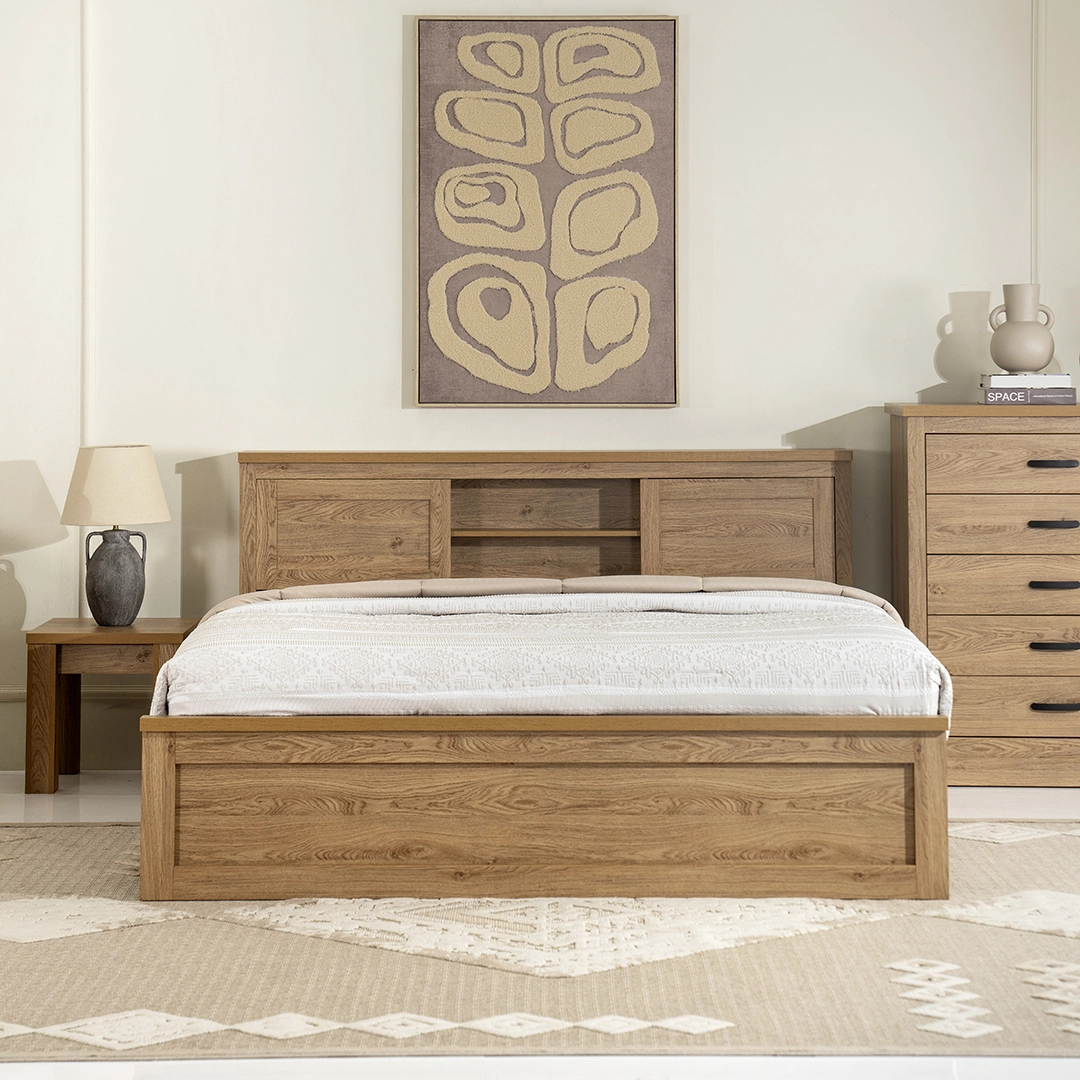 Majestic King Bed 200×180 -Oak thumbnail 2