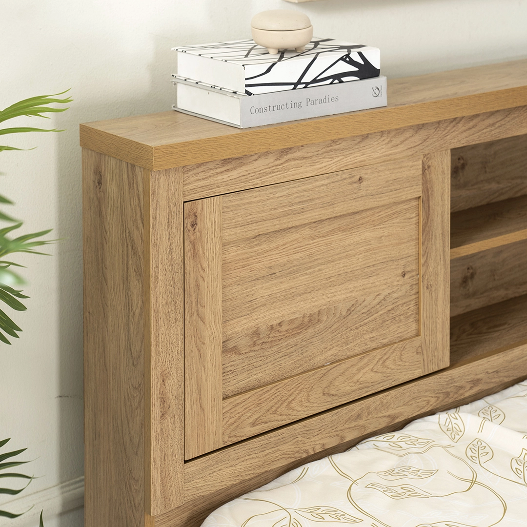Majestic Queen Bed 200×160 -Oak thumbnail 4