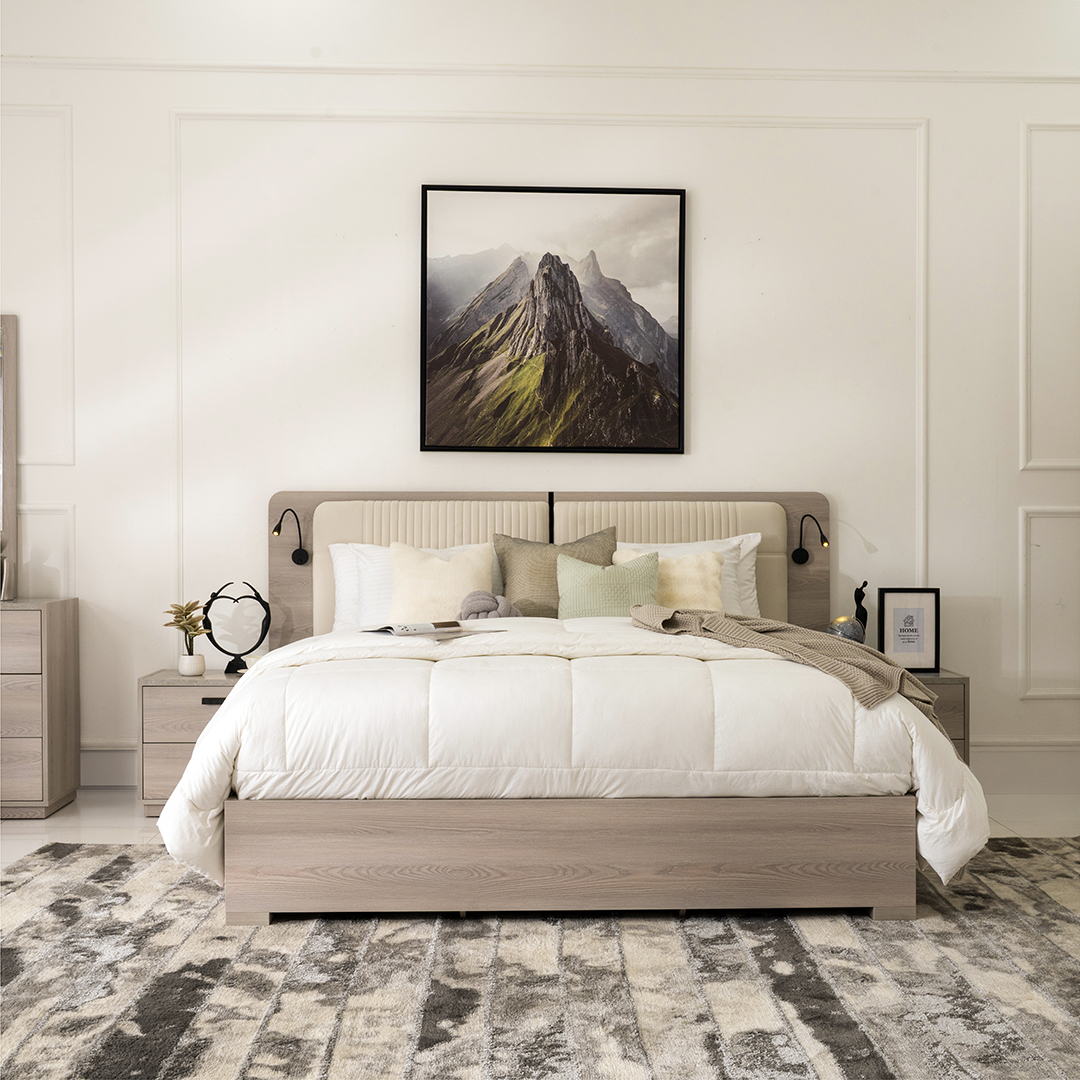 Modena 6-Piece King Bedroom Set – 180 × 200 cm thumbnail 2