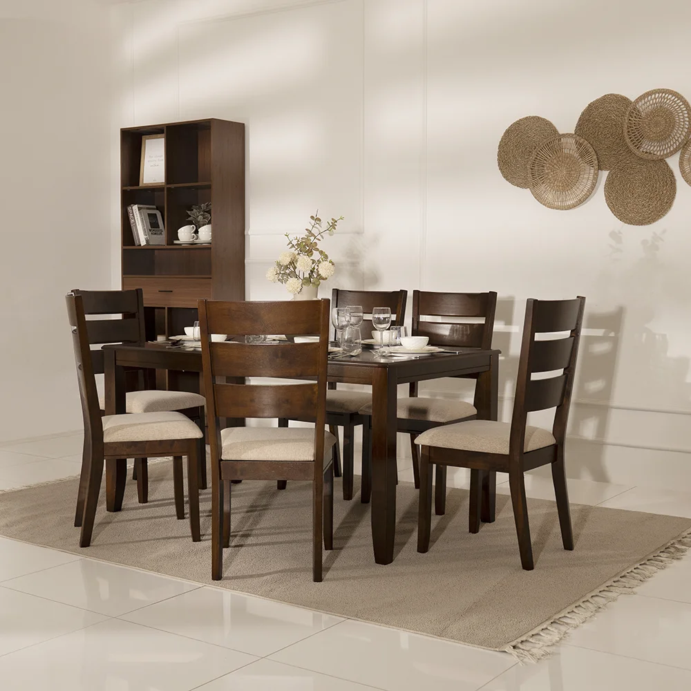 Galaxy 6-Seater Round Dining Set