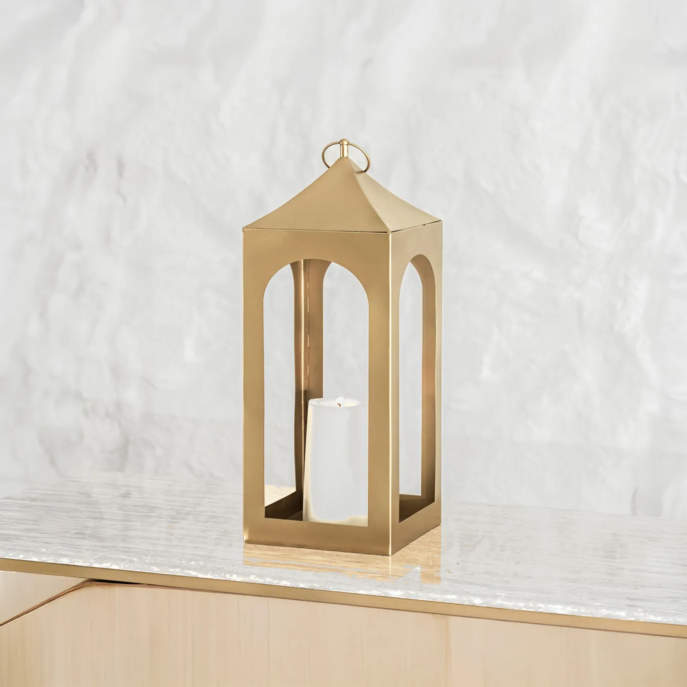 Mesa metal lantern -15x15x40cm thumbnail 2