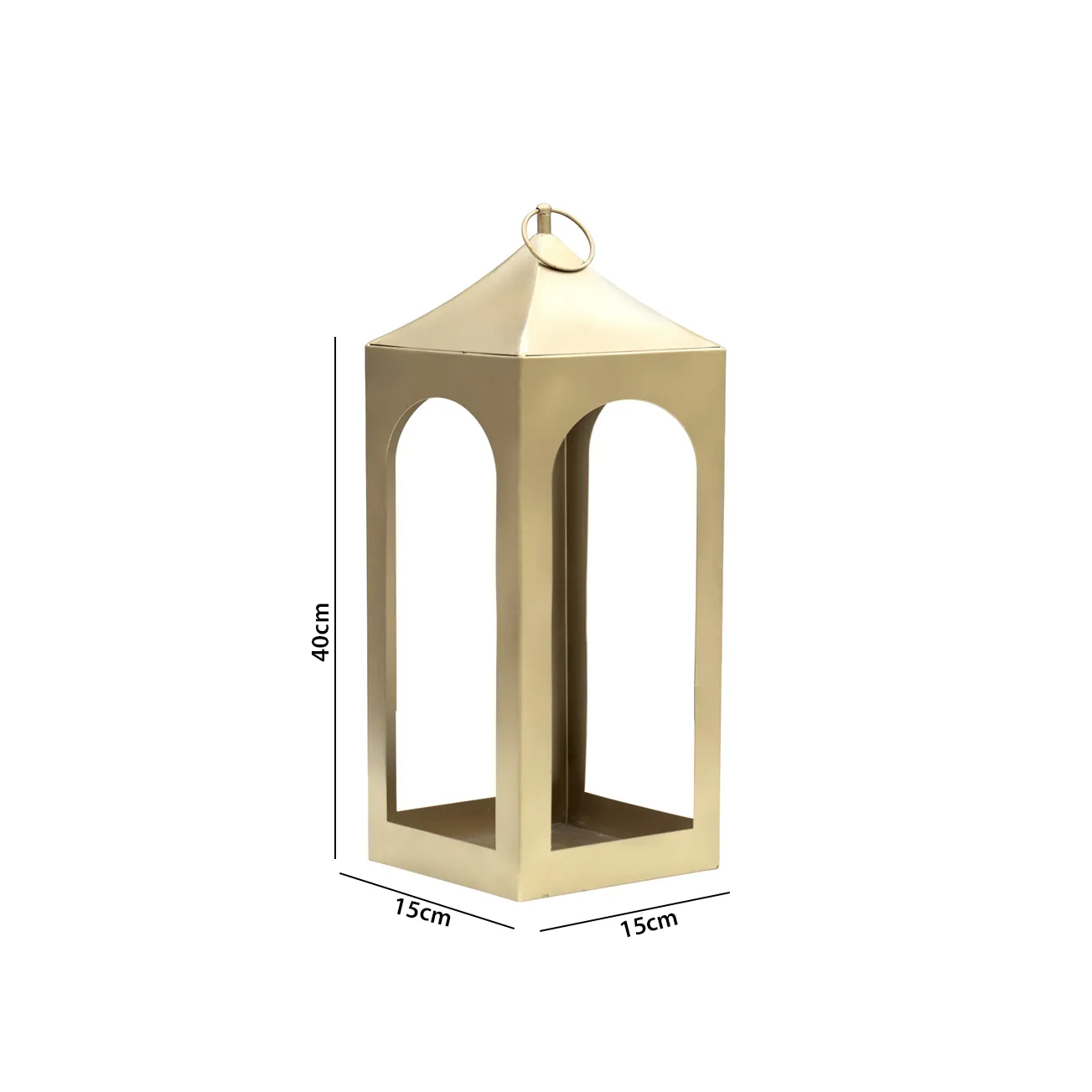 Mesa metal lantern -15x15x40cm thumbnail 7