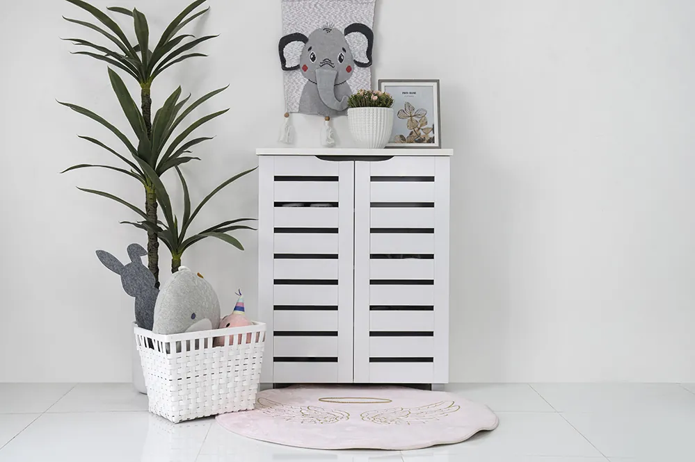 Neva Shoe Cabinet -White