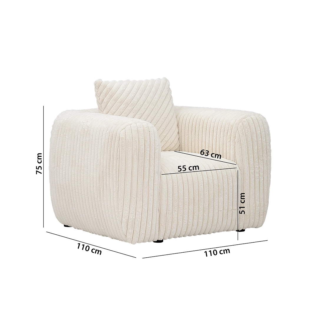 The Ninea Single Seater Sofa thumbnail 4