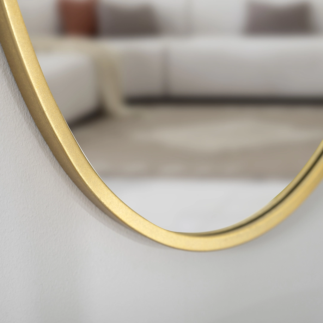 Novo Metal Wall Mirror Gold -48.5×4.5x73cm thumbnail 4