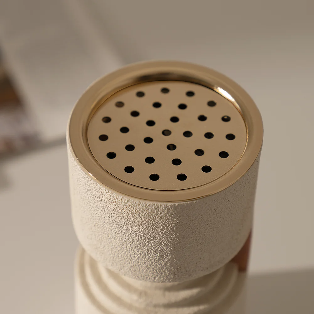 Rabaque Polyresin Terracota Biege Burner 9x9x18cm thumbnail 4
