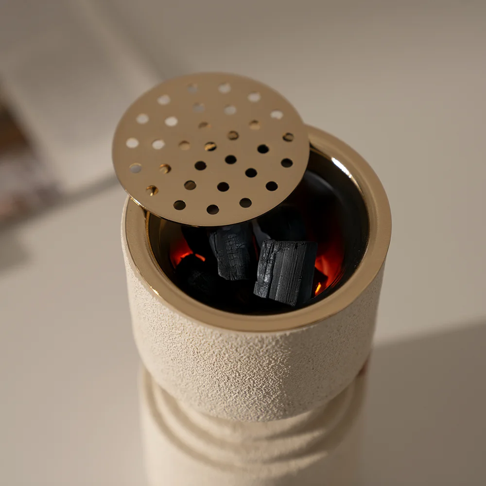 Rabaque Polyresin Terracota Biege Burner 9x9x18cm thumbnail 5