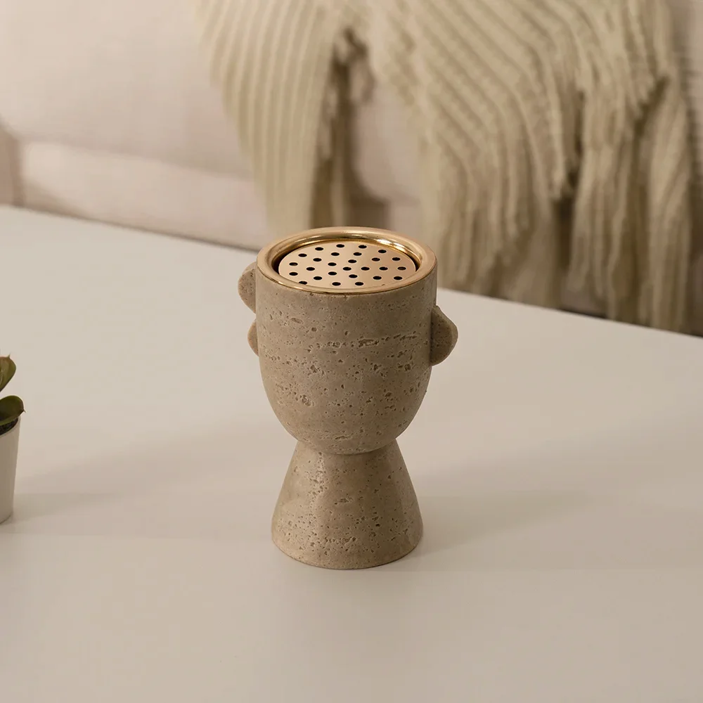 Rabaque Travertine Burner 11x9x15cm thumbnail 2