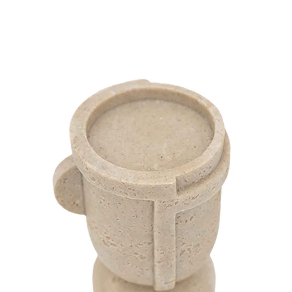 Rabaque Travertine Candle Holder -12×10.5x20cm thumbnail 7