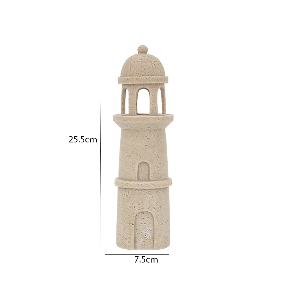 Rabaque Travertine Lantern Tealight Holder -7.5×7.5×25.5cm thumbnail 12