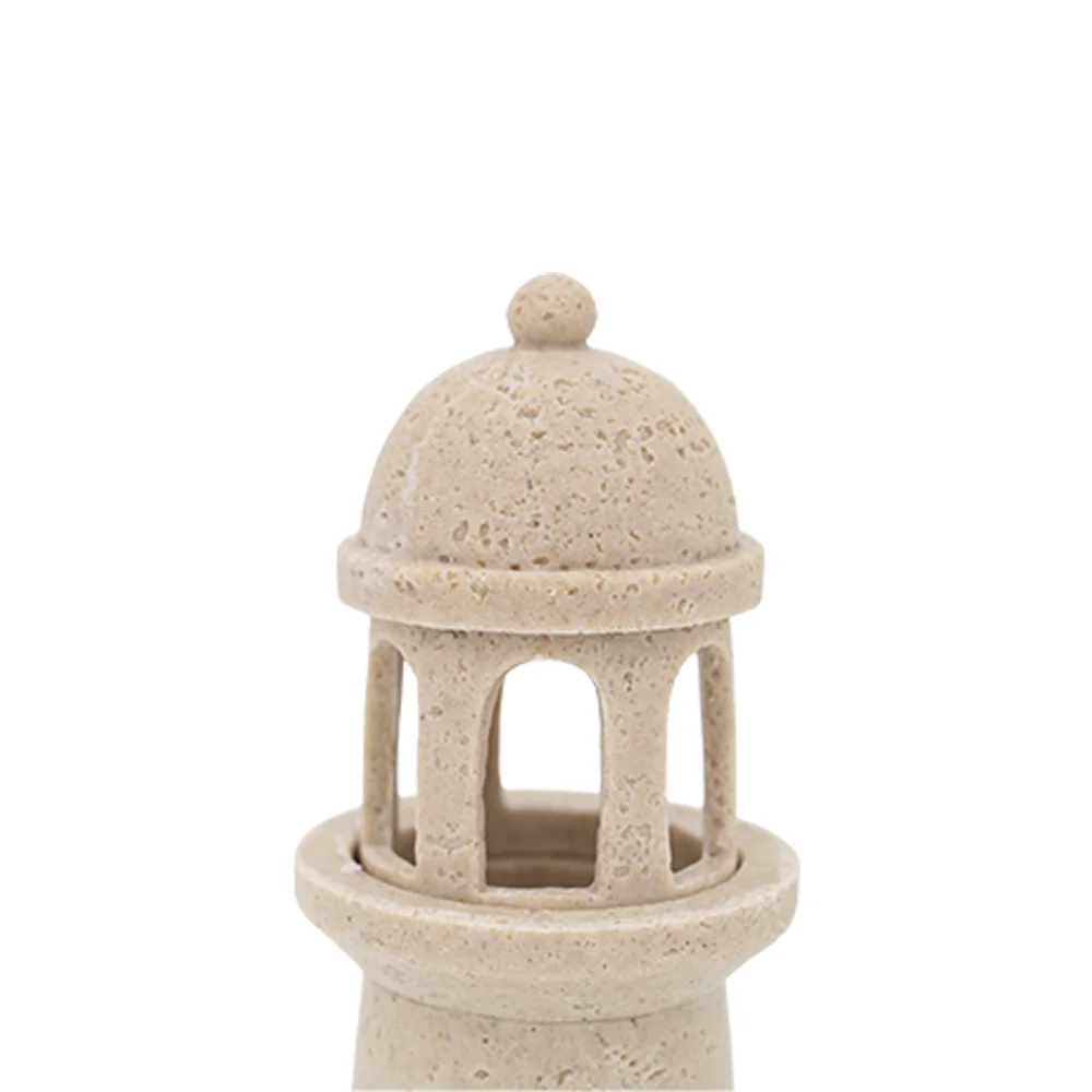 Rabaque Travertine Lantern Tealight Holder -7.5×7.5×25.5cm thumbnail 11