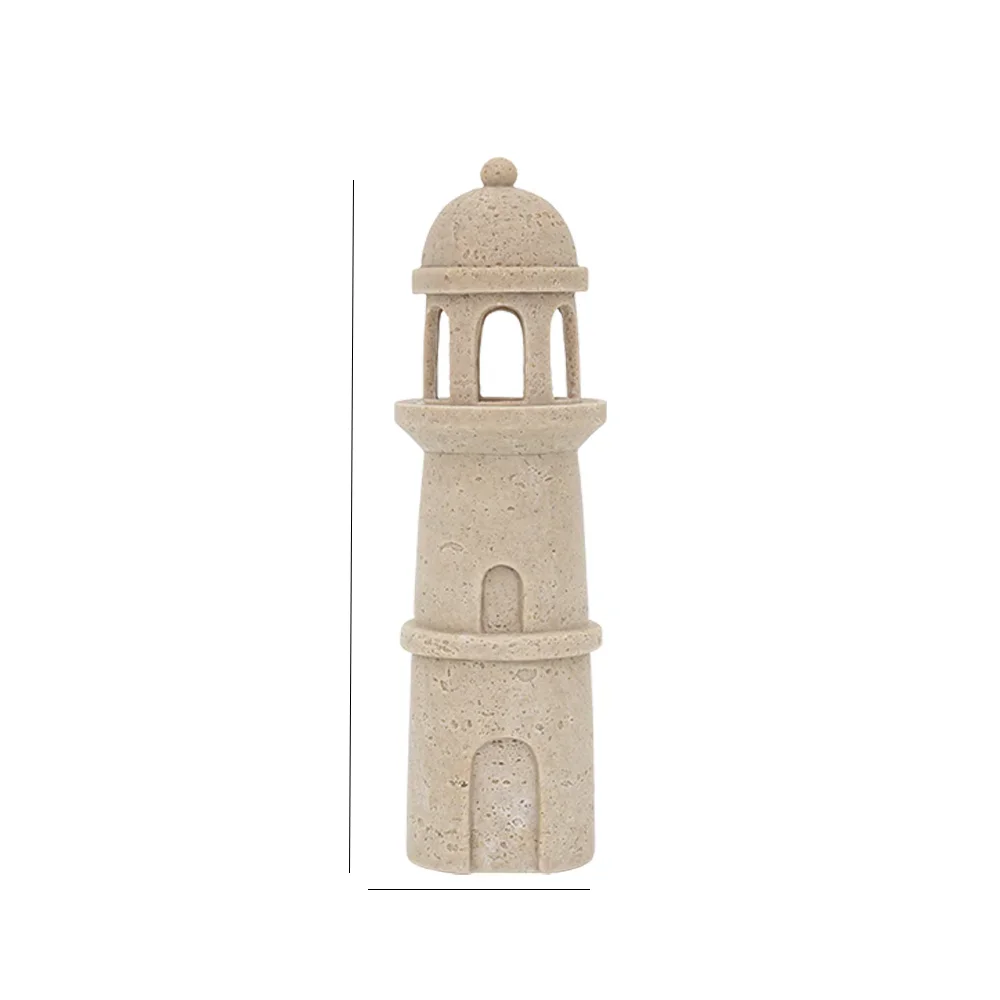 Rabaque Travertine Lantern Tealight Holder -7.5×7.5×25.5cm thumbnail 10