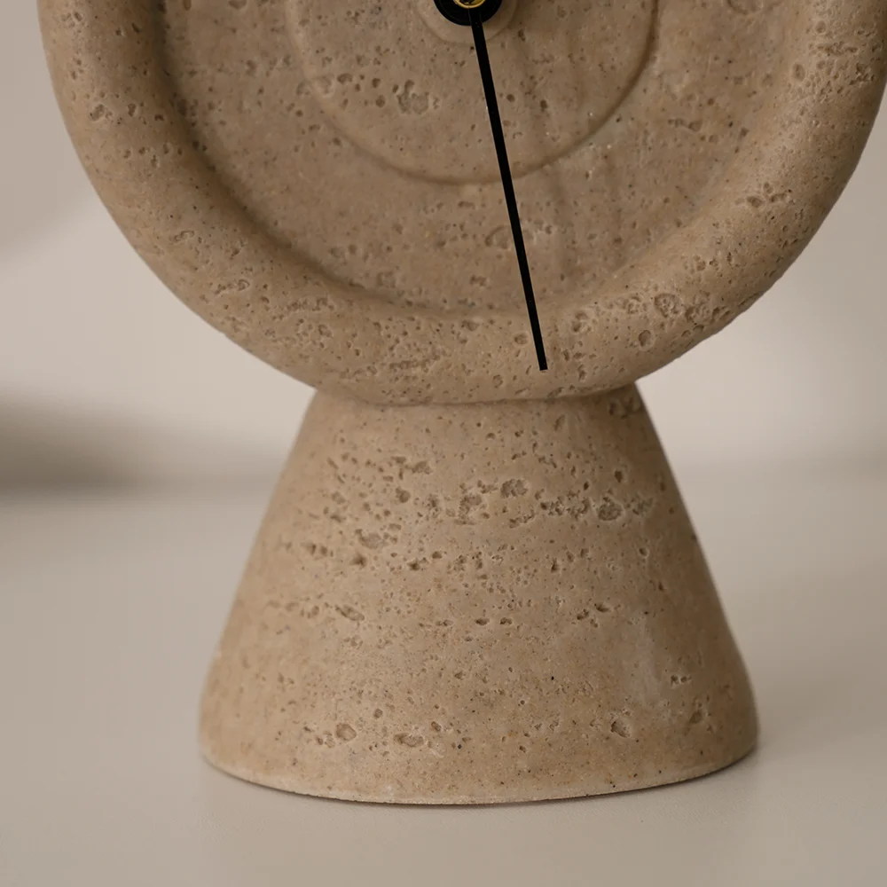 Rabaque Travertine Table Clock -15×9.5×21.5cm thumbnail 10