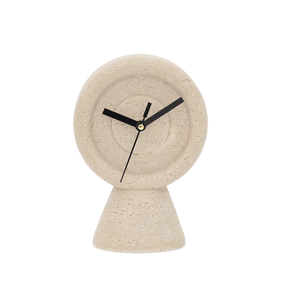 Rabaque Travertine Table Clock -15×9.5×21.5cm thumbnail 13